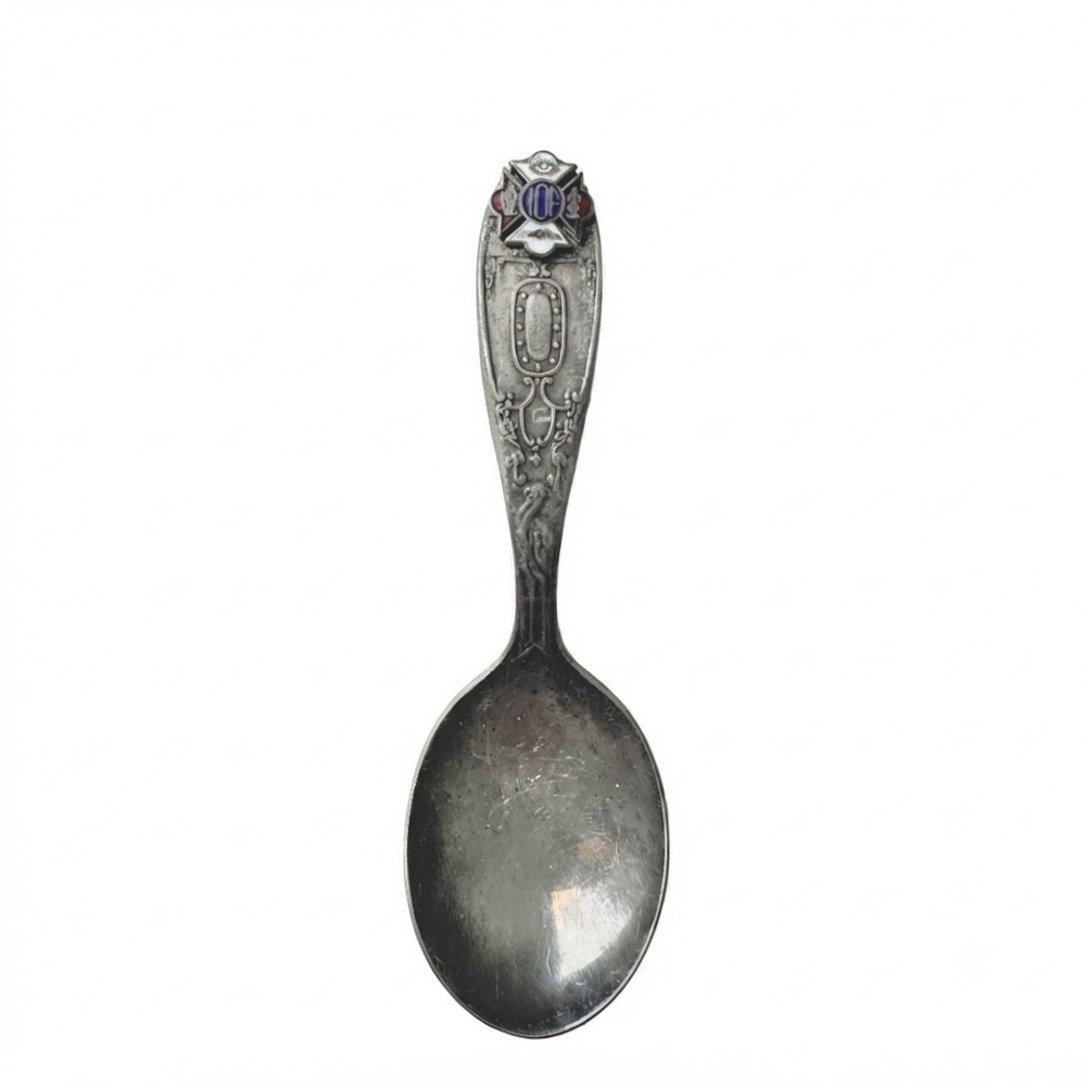 Rare Antique IOOF Odd Fellows Fraternal Silverplate Spoon by Wm. Rogers